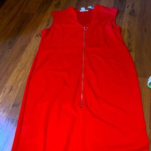 Red Zipper Dress ❤️